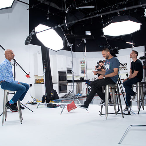 Behind the scenes - Interview with Montel