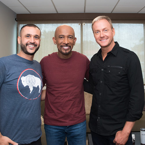 Montel Williams with the Military Makeover Team