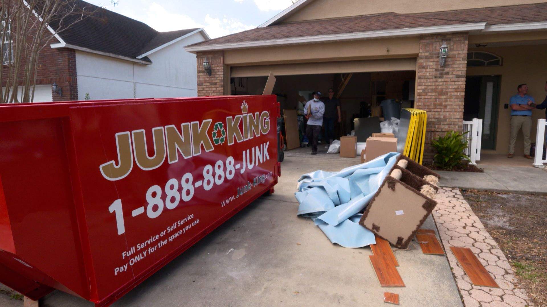 Junk King Keeping Our Makeover EcoFriendly Military Makeover